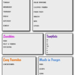 7 Best Printable Blank Lunch Menus Printablee