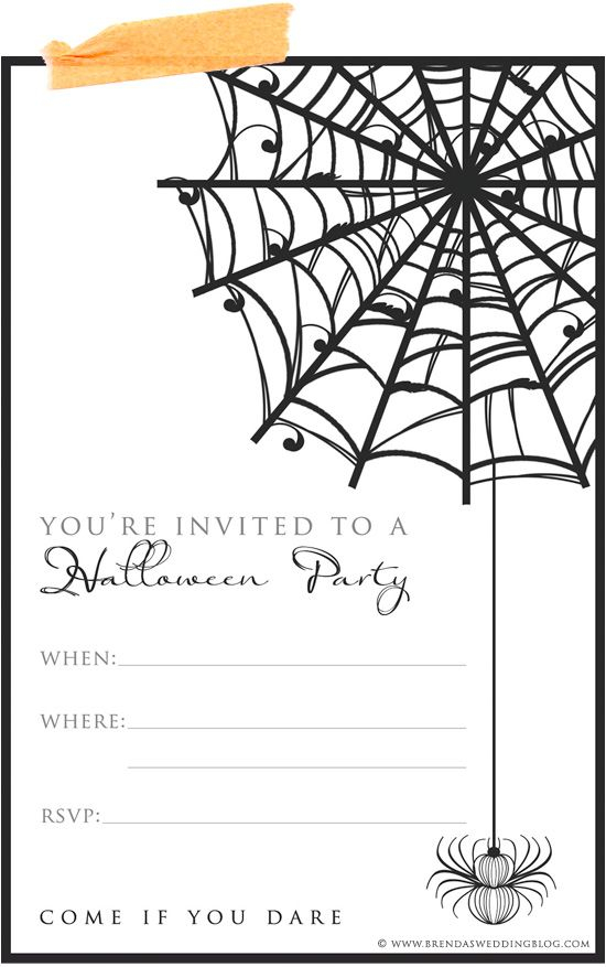 9 Fun Stylish Ideas For Halloween Weddings A Printable Invitation 