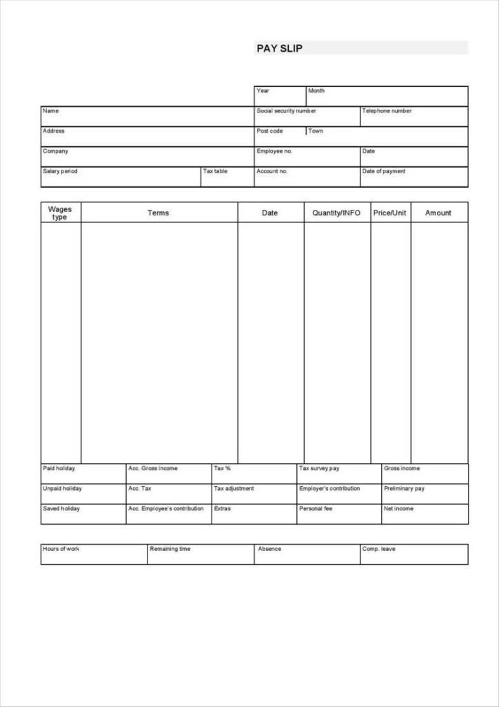 Adp Pay Stub Template Free Free Printable Blank Check Stubs Free 