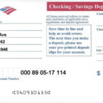 Bank Of America Deposit Slip Format Free Download With Images Bank