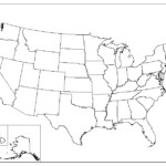 Big Blank Map Of Usa