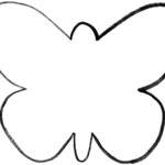 Blank Butterfly Templates ClipArt Best