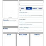 Blank Facebook Page Template Business