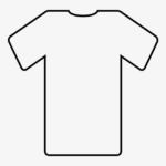 Blank Football Jersey Clipart Printable T Shirt Template Transparent