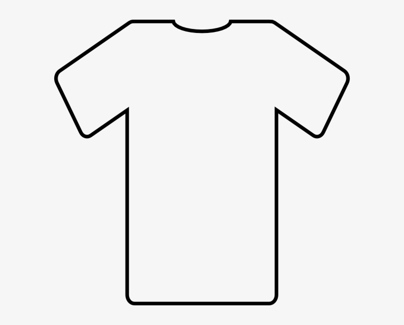 Blank Football Jersey Clipart Printable T Shirt Template Transparent