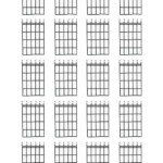Blank Guitar Chord Charts Free PDF Diagrams