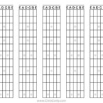 Blank Guitar Fretboard Chart Guitar Chord Chart Guitar Fretboard