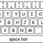 Blank Keyboard Template Template Printable Keyboard Computer Keyboard
