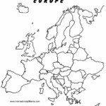 Blank Map Of Europe Printable Outline Map Of Europe