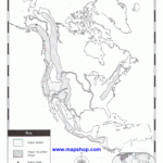 Blank Map Of North America Physical Features