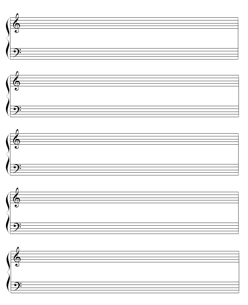 Blank Music Lines To Make A Song Elementary Google Search Piano 