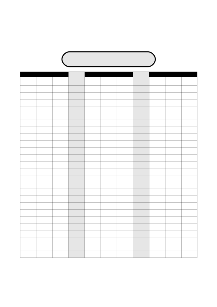 Blank Place Value Chart Free Download