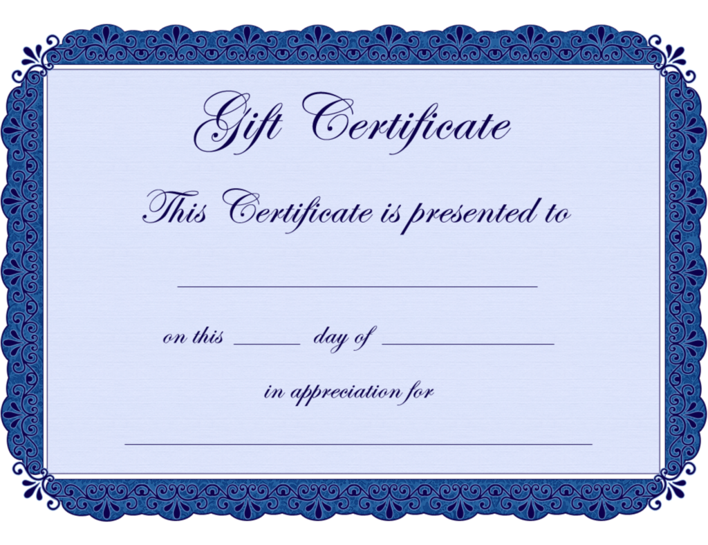 Blank Printable Certificates ClipArt Best