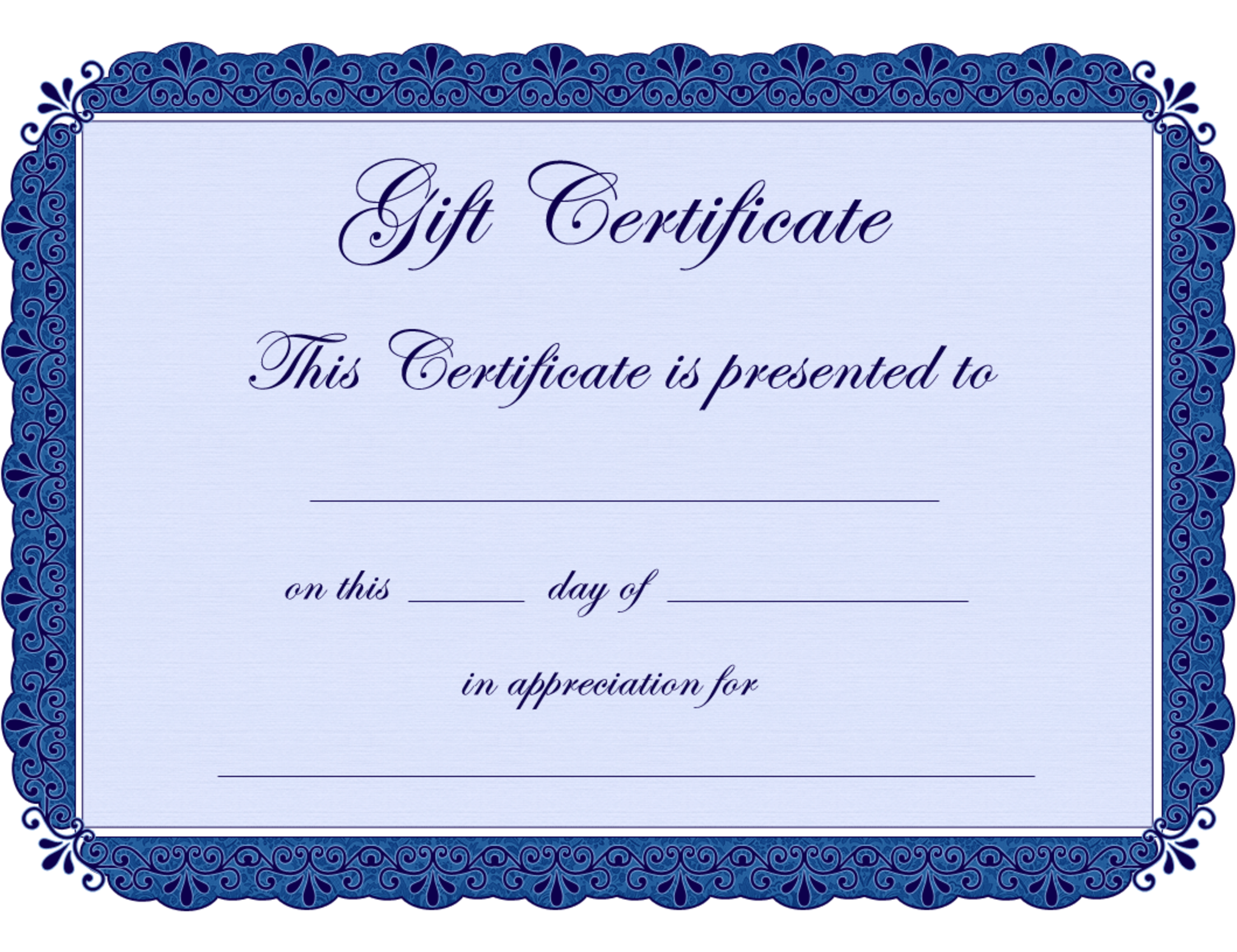 Blank Printable Certificates ClipArt Best