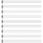 Blank Sheet MUSINGS OF A WANDERER Violin Sheet Music Blank