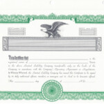 Blank Stock Certificate Free Printable Documents