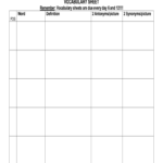 Blank Vocabulary Worksheets PDF Form Fill Out And Sign Printable PDF