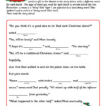 Christmas Fill In The Blanks Story Dad s Christmas Lunch