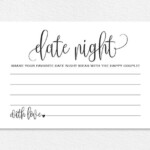 Date Night Cards Date Night Ideas Date Jar Wedding Advice