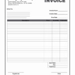 Fill In And Print Invoices Invoice Template Ideas