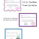 Fill In The Blank Thank You Notes Amy Watts Designs