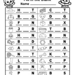 Fill In The Blank Words Worksheets Free Printable Worksheets For Kids