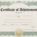 FREE 10 Examples Of Certificate Of Achievement In Publisher Word