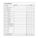 FREE 11 Sample Income Statement Templates In PDF MS Word