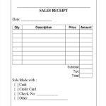 FREE 12 Sample Printable Receipt Forms In PDF Word Excel