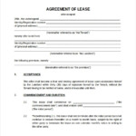 FREE 6 Sample Blank Lease Agreements In PDF MS Word