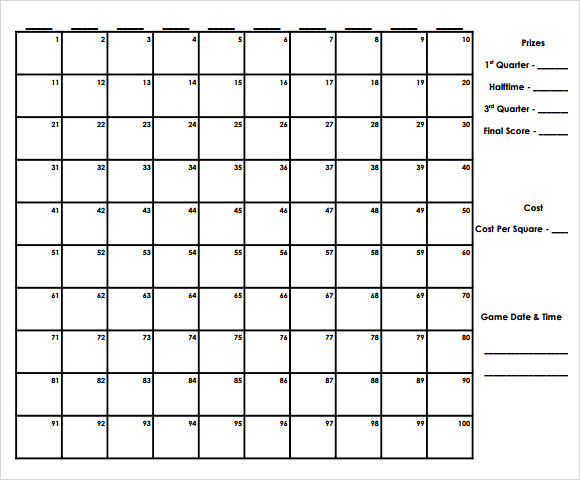 FREE 7 Football Pool Samples In PDF MS Word Excel