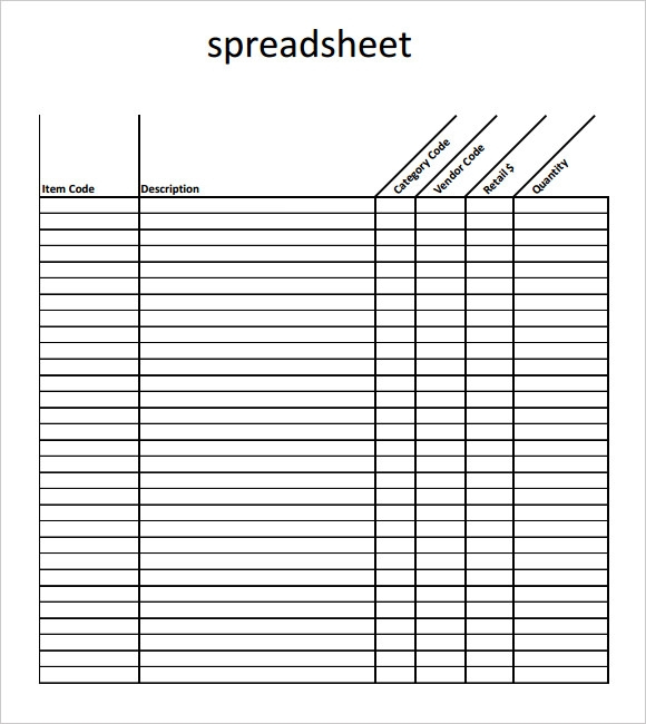 FREE 8 Sample Blank Spreadsheet Templates In Google Docs Google 