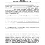 FREE 8 Sample Medical Power Of Attorney Forms In MS Word PDF