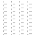 Free Answer Sheet Templates PDF For Multiple Choice Tests