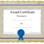 FREE Blank Certificate Templates No Watermark