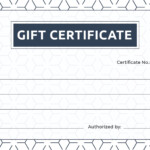 Free Blank Gift Certificate Template In Adobe Illustrator Microsoft