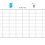 Free Printable Blank Chore Chart Templates Chore Chart Template