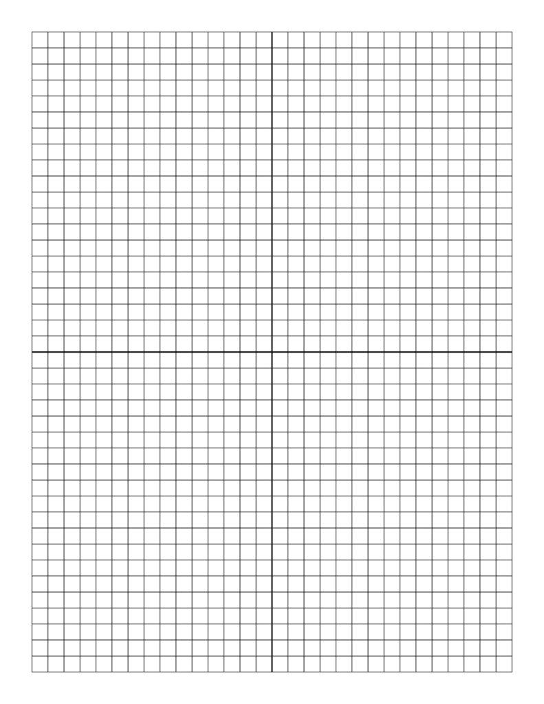 Free Printable Blank Graph Paper PDF PrinterFriendly