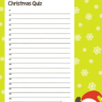 Free Printable Christmas Quiz Party Delights Blog