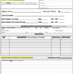Free Printable Police Report Template 14 Best Word PDF Documents