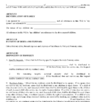 Free Printable Wills Just Fill In The Blanks Blank Wills And Codicils