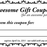 Gift coupon template1 From Giftninja Coupon Template Free Coupon