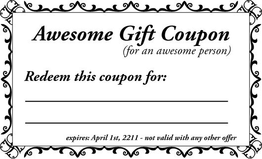 Gift coupon template1 From Giftninja Coupon Template Free Coupon 