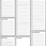 Grocery List Shopping List Template Grocery List Printable Grocery