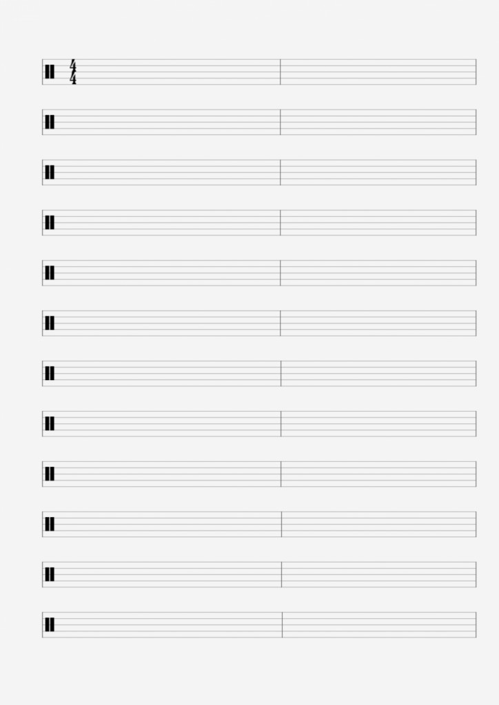 Image Result For Drum Note Empty Blank Sheet Music Drum Sheet Music 