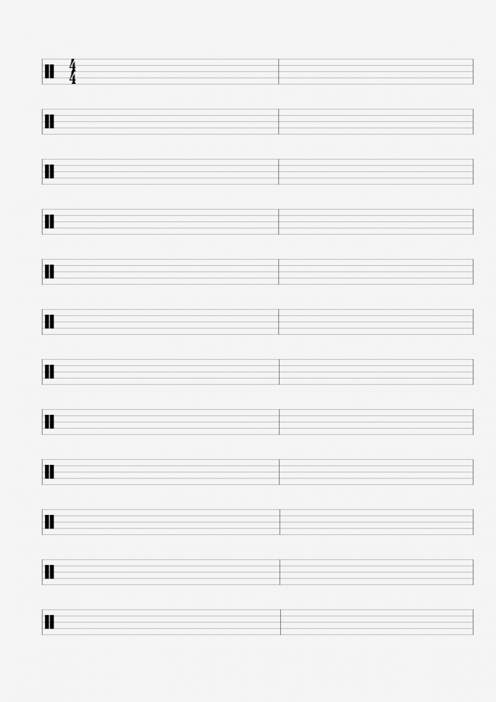 Image Result For Drum Note Empty Blank Sheet Music Drum Sheet Music