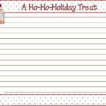 Pin By Linda Cole On Recipe Cards Clipart Holiday Recipe Card