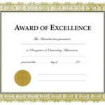 Printable Award Templates Colona rsd7 For Blank Award Certificate