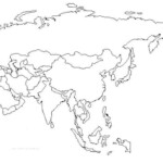 Printable Blank Asia Map Outline Transparent PNG Map Blank World