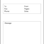 Printable Blank Fax Cover Sheet PDF Fax Cover Sheet Template